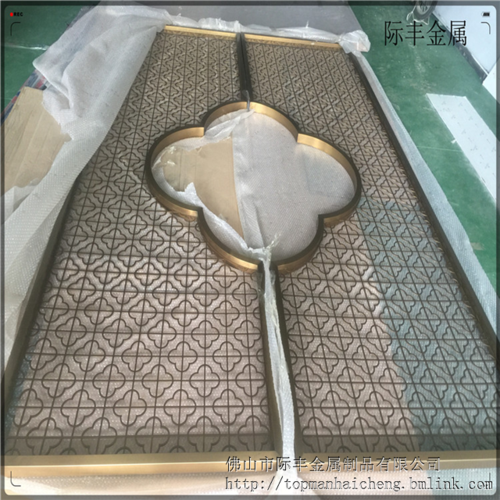 餐厅装饰不锈钢隔断定制厂家佛山市际丰金属制品